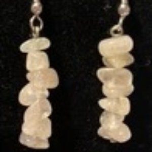 Handcrafted Natural stone/crystal earrings